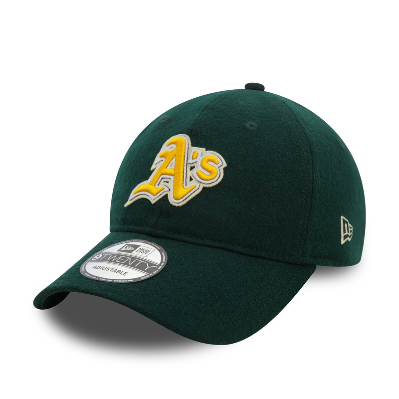 Oakland Athletics 9TWENTY MLB Melton Dark Green Cap One Size