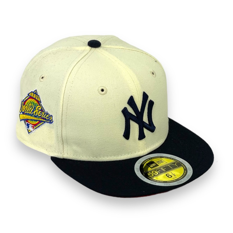 “KIDS” NEWYORK YANKEES (0FF-WHITE) (1996 WORLDSERIES) NEW ERA 59FIFTY FITTED (RED UNDER VISOR) 63/8