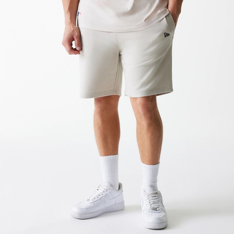 New York Yankees MLB League Essential French Terry Cream Shorts XS