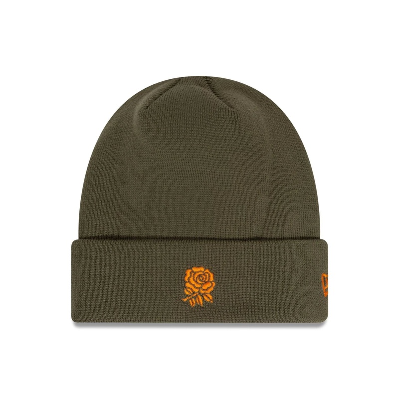 Rugby Football Union Seasonal Green Cuff Knit Beanie Hat OSFM