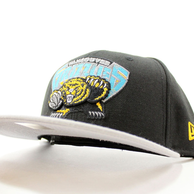 Vancouver Grizzlies New Era 59Fifty Fitted Hat (Black Teal Gray) 7 1/8