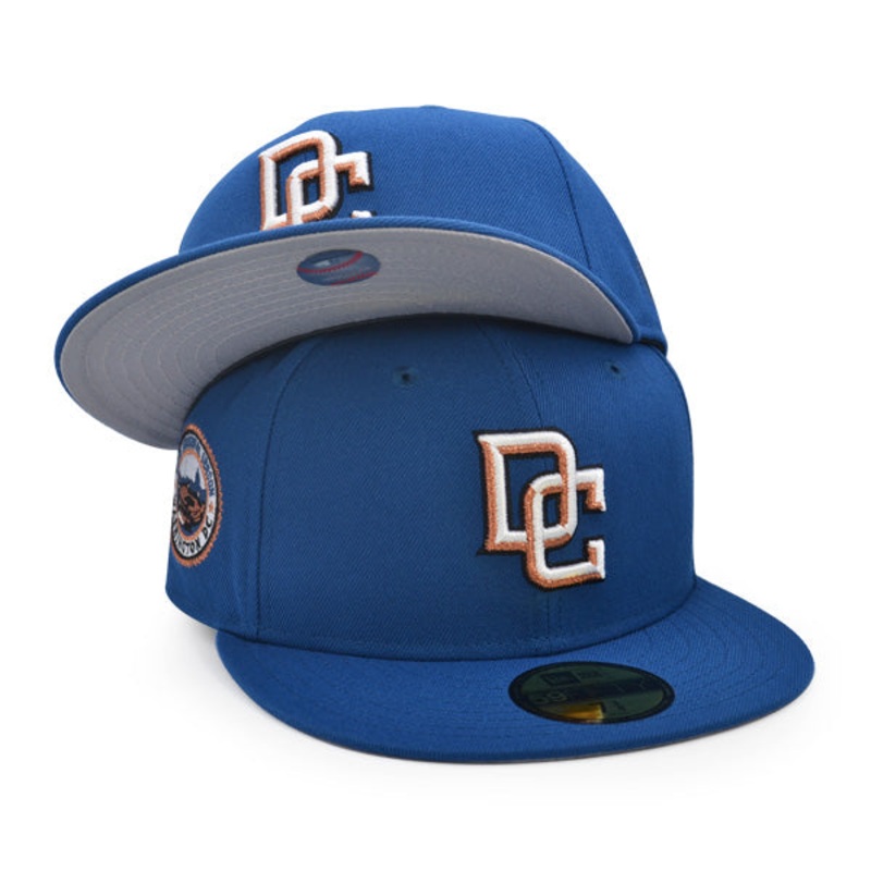 Washington Nationals DC 2008 INAUGURAL SEASON Exclusive New Era 59Fifty Fitted Hat – Seashore Blue 6 7/8