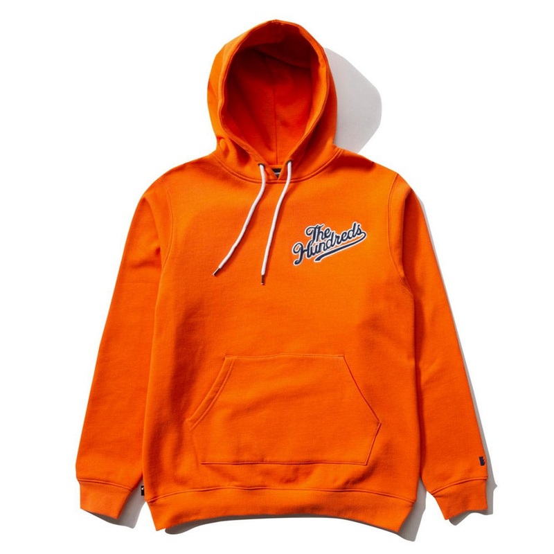 The Hundreds Yard Pullover Hoody (Orange) m