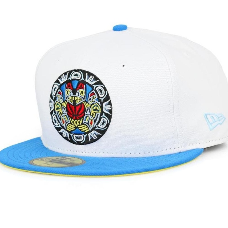 NEW ERAVancouver Grizzlies Glacial White / Cerulean Blue Custom 59FIFTY Fitted Hat