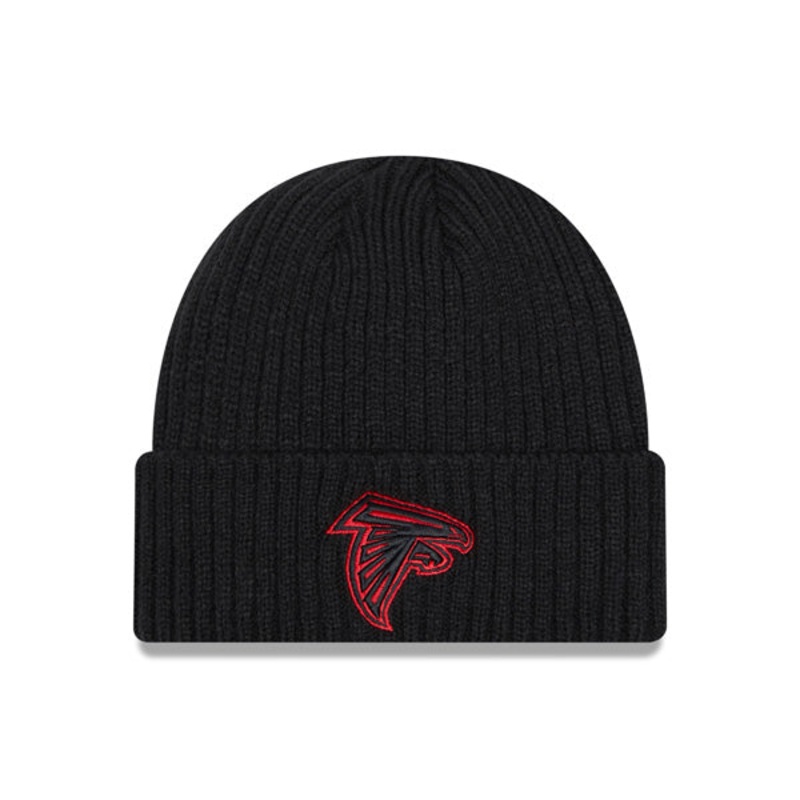 Atlanta Falcons New Era NFL Core Classic Pop Cuffed Knit Hat – Black