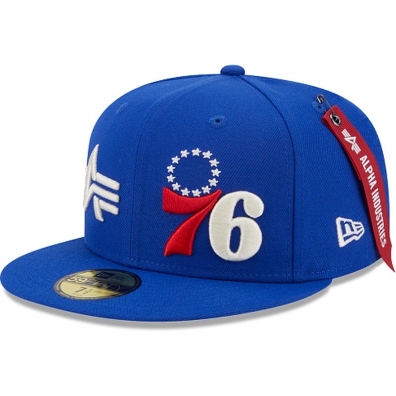 New Era Alpha Industries X Philadelphia 76ers Dual Logo 59FIFTY Fitted Hat