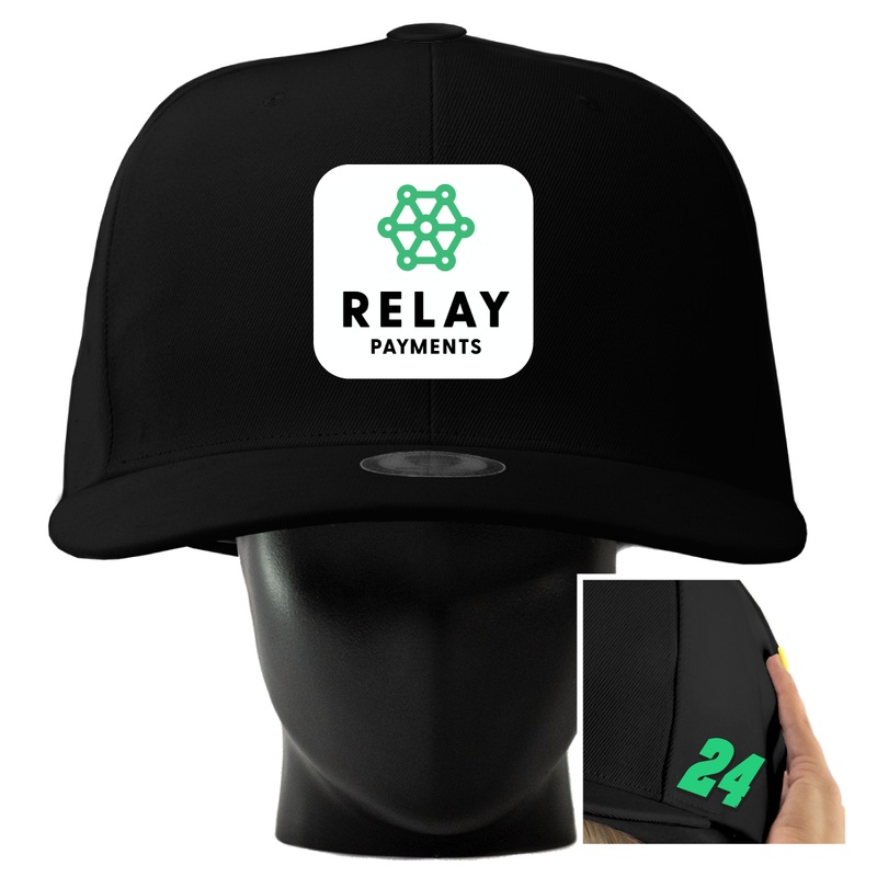 William Byron #24 Relay Noggin Black (S/M)