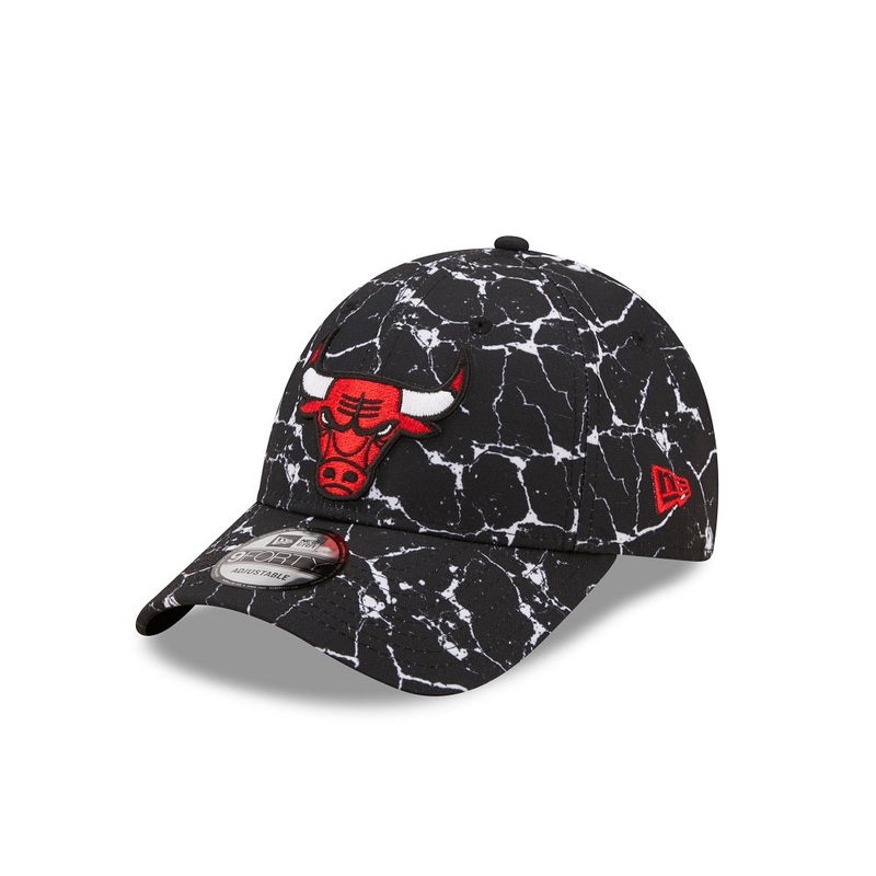 Chicago Bulls 9FORTY Marble Black Cap One Size