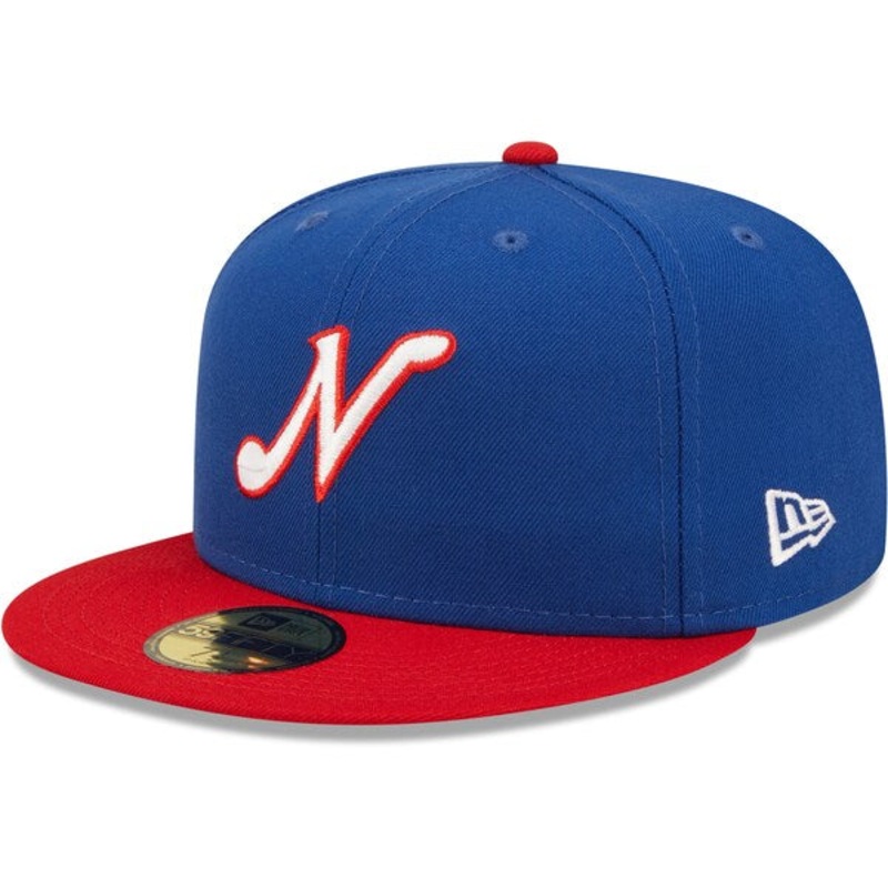 New Era Nashville Sounds Blue & Red 59FIFTY Fitted Hat