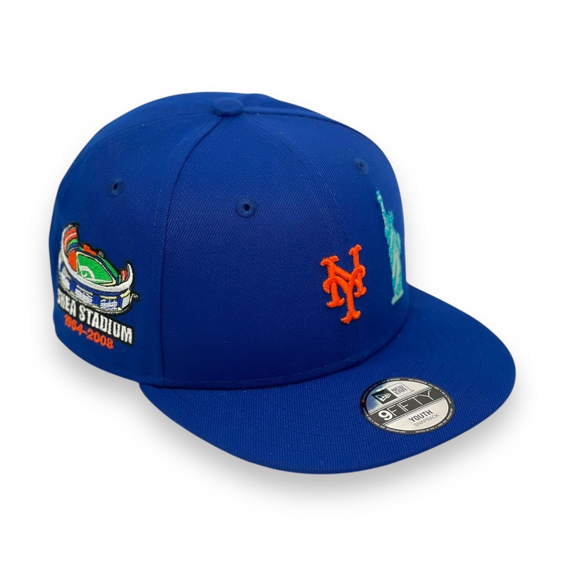 “KIDS” NEW YORK METS (ROYAL) “LBTY X SHEA STADIUM” NEW ERA 9FIFTY SNAPBACK