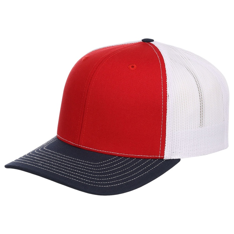 Richardson 112 Trucker – Red/White/Navy Adjustable