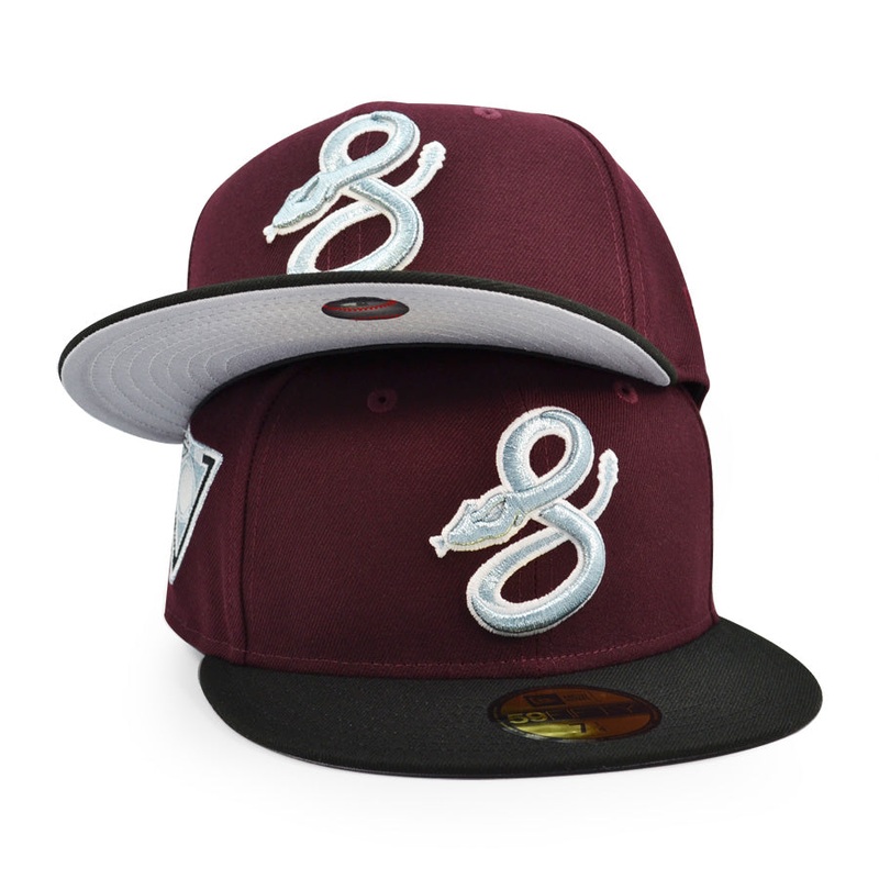 Arizona Diamondbacks SERPIENTES Exclusive New Era 59Fifty Fitted Hat – Maroon/Black 6 7/8