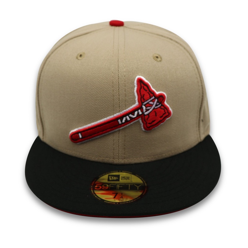 ATLANTA BRAVES (2017 INAUGURAL SEASON) NEW ERA 59FIFTY FITTED (RED UNDER VISOR) 67/8