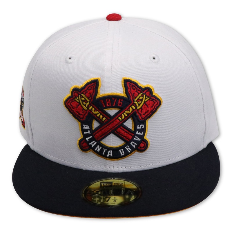 ATLANTA BRAVES “TURNER FIELD FINAL SEASON” NEW ERA 59FIFTY FITTED (GOLD UNDER VISOR 67/8