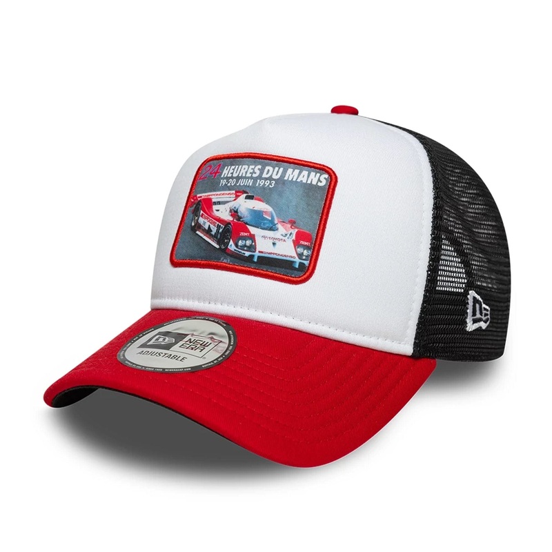24HR Le Mans Patch Red 9FORTY E-Frame Trucker Adjustable Cap OSFM