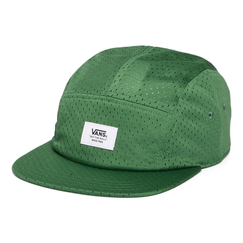 Vans Hats Easy Patch Perforated 5 Panel Cap – Green Adjustable