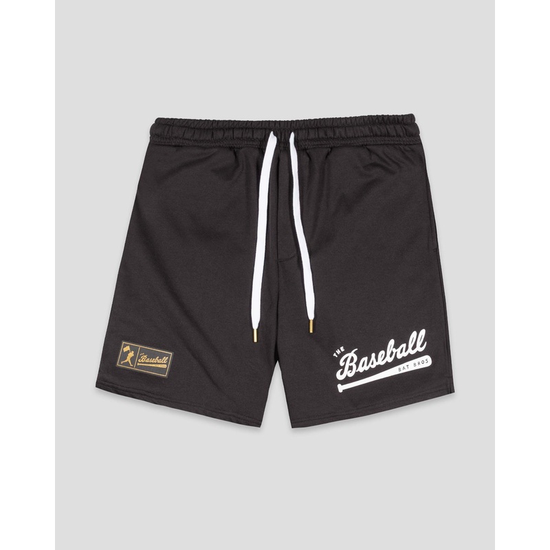 Bat Bros Script Sweat Shorts Small