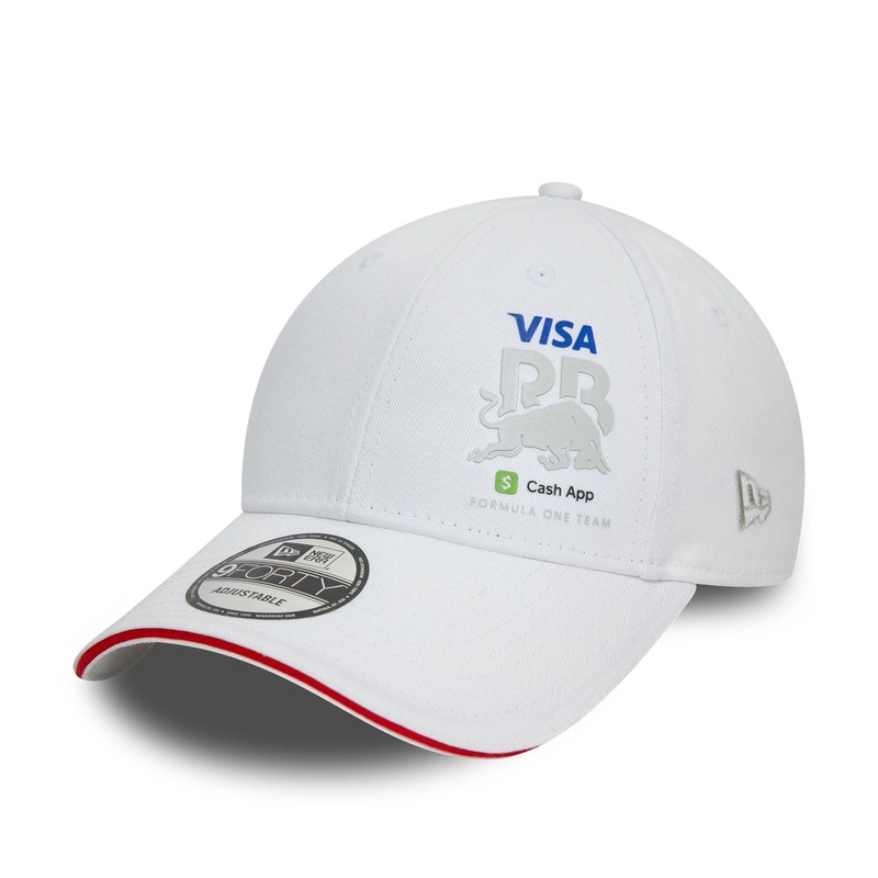 Visa Cash App Racing Bulls Flawless White 9FORTY Adjustable Cap OSFM