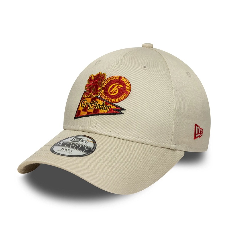 Harry Potter Gryffindor Youth Warner Brothers Cream 9FORTY Adjustable Cap Youth