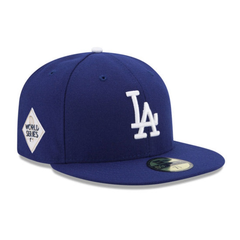 2017 World Series Los Angeles Dodgers New Era 59Fifty Fitted Hats (Authentic Collection) 7 1/8