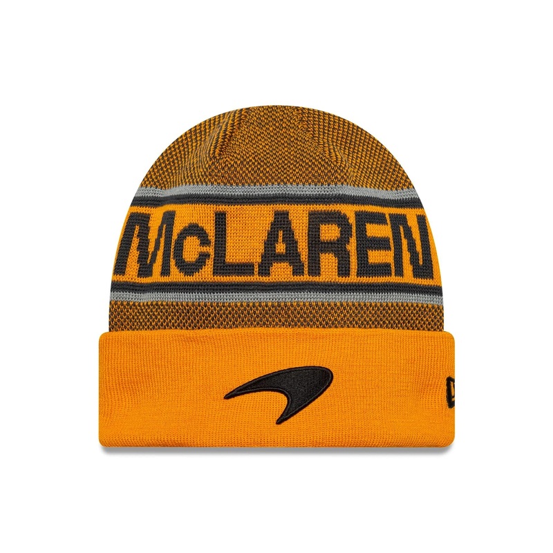 McLaren Racing Team Orange Cuff Knit Beanie Hat OSFM
