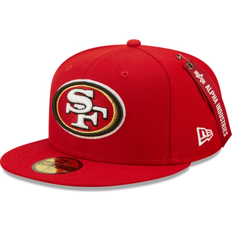 New Era Alpha Industries X San Francisco 49ers 2022 59FIFTY Fitted Hat