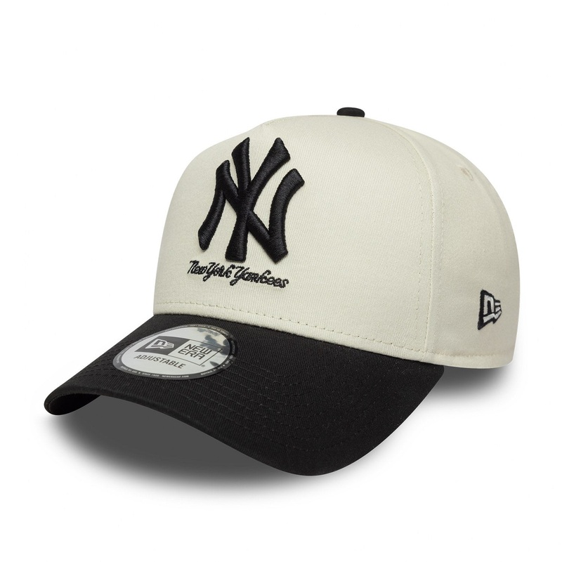 New York Yankees E-Frame Mythical Ivory/Black Trucker Cap One Size