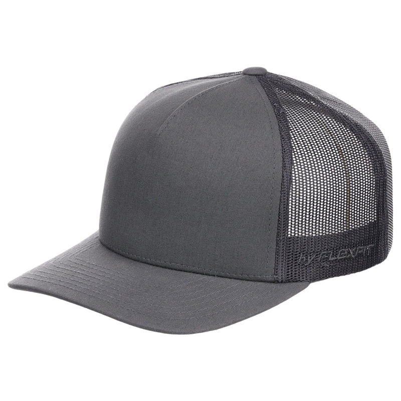 YP Classics 5-Panel Retro Trucker – Charcoal Adjustable