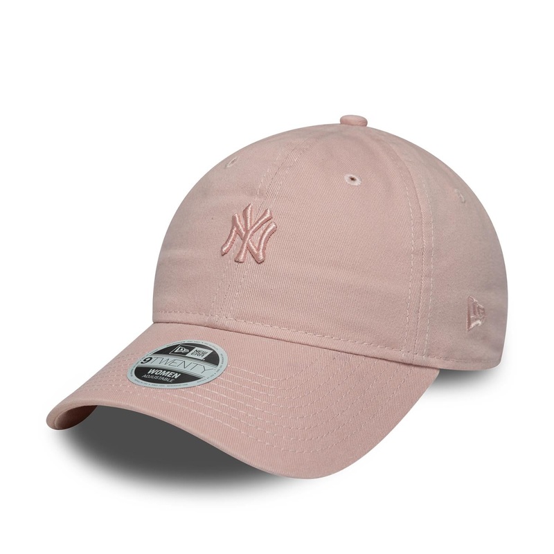 New York Yankees 9TWENTY Womens Mini Washed Pink Cap One Size