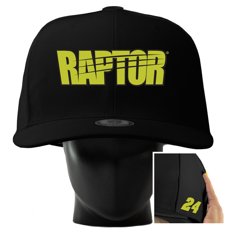 William Byron #24 RAPTOR Noggin Black (S/M)