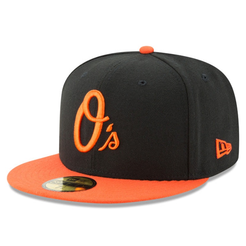 Baltimore Orioles New Era Authentic Collection Alternate On-Field Fitted 59Fifty MLB Hat – Black/Orange 6 7/8
