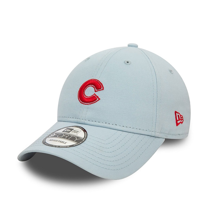 Chicago Cubs 9FORTY Washed Blue Cap One Size