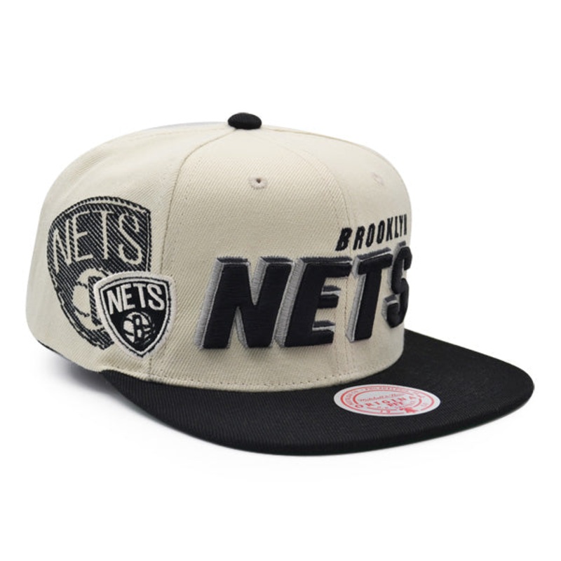 Brooklyn Nets Mitchell & Ness 1996 NBA DRAFT DAY Snapback Hat – Black