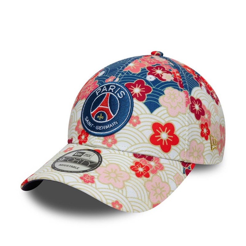 Paris Saint-Germain 9FORTY Cherry Blossom Blue Cap One Size