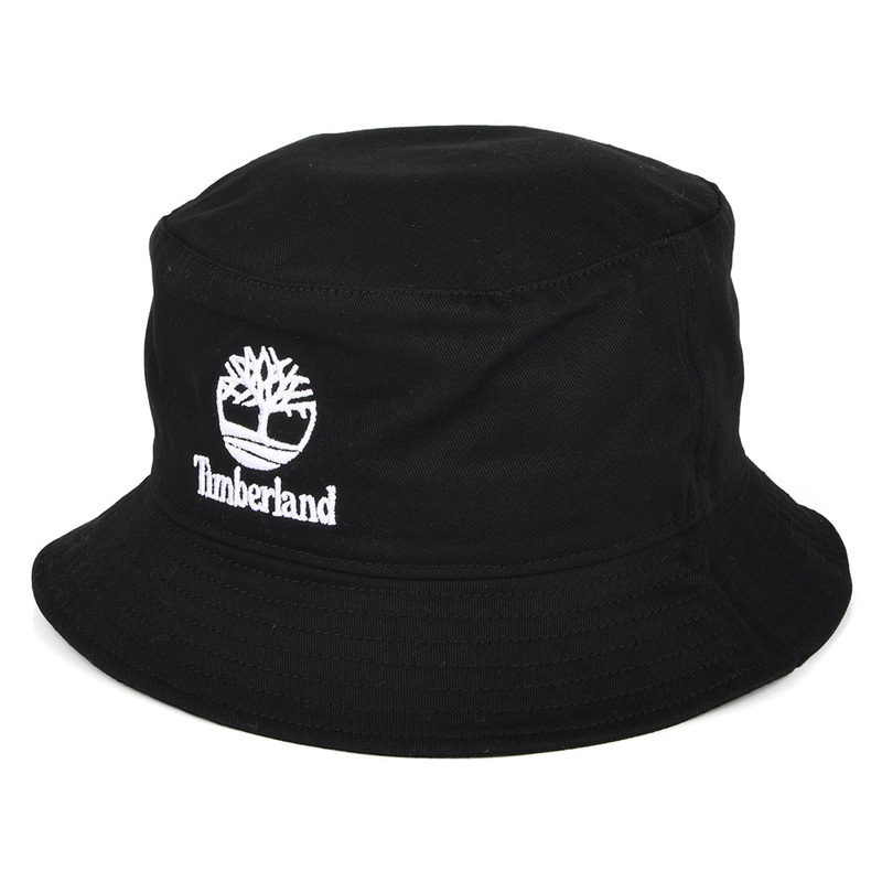 Timberland Hats Youth Culture Cotton Twill Bucket Hat – Black Small/Medium