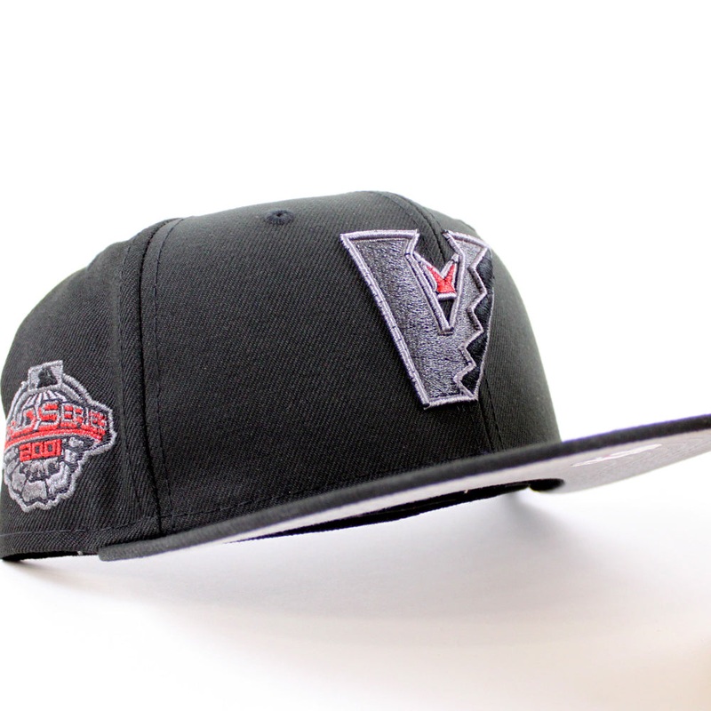 Arizona Diamondbacks 2001 World Series New Era 59Fifty Fitted Hat (Black Gray Under Brim) 7