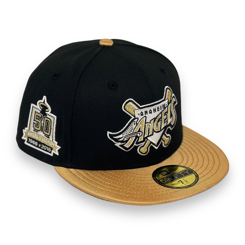 ANAHEIM ANGELS  (ANGEL STADIUM 1966-2016) NEW ERA 59FIFTY FITTED (GREY UNDER VISOR) 67/8