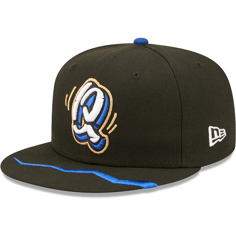 New Era Rancho Cucamonga Quakes Black Authentic Collection Team Alternate 59FIFTY Fitted Hat