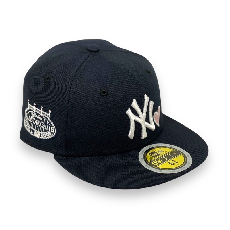 (KIDS) – NEW YORK YANKEES (2008 ASG X LOVE OF THE GAME) NEW ERA 59FIFTY FITTED (PINK UNDER VISOR) 63/8