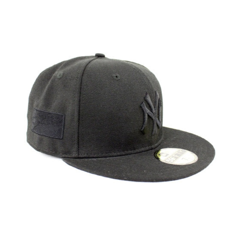 Philippine New York Yankees New Era 59Fifty Fitted Hats (Black Black)-7 3/4