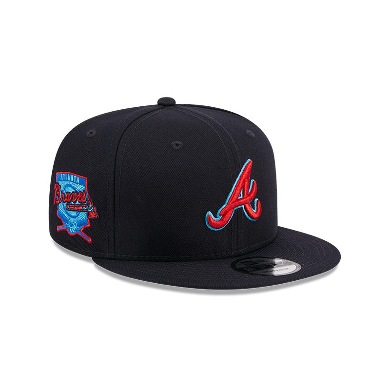 Atlanta Braves New Era 2023 FATHER’S DAY 9FIFTY Snapback Adjustable Hat – Navy