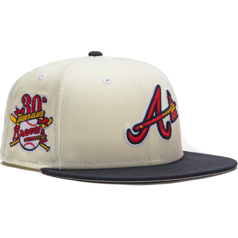 New Era  Atlanta Braves White Dome 30th Anniversary 59FIFTY Fitted Hat
