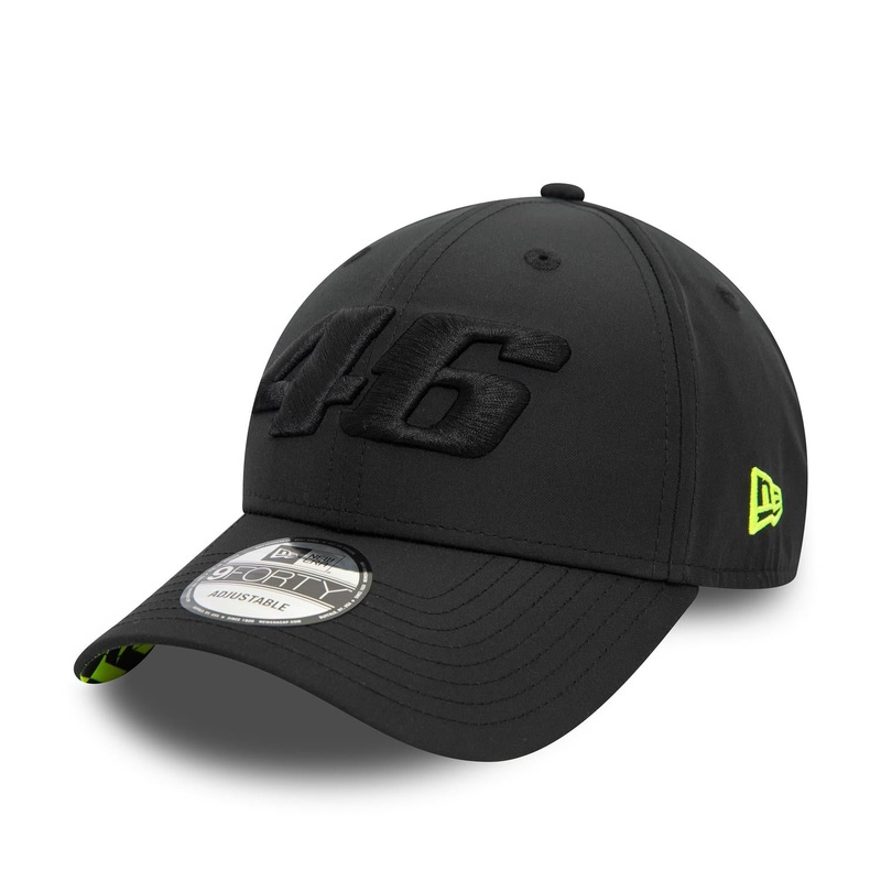 VR46 9FORTY Geo Ultra Violet Print Black Cap One Size
