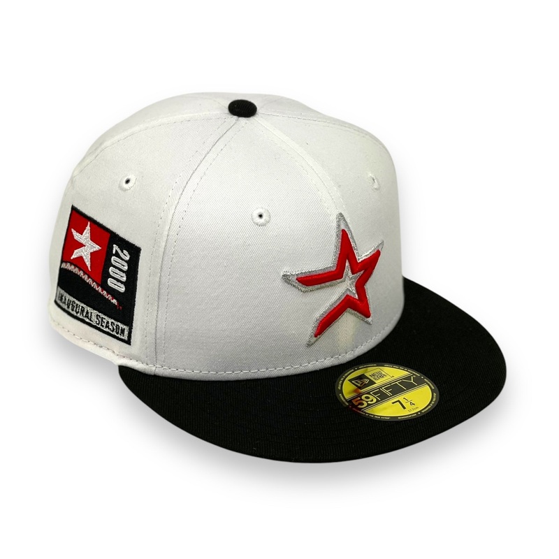 ASTROS HOUSTON (WHITE) (2000 INAUGURAL SEASON ) NEW ERA 59FIFTY FITTED 67/8