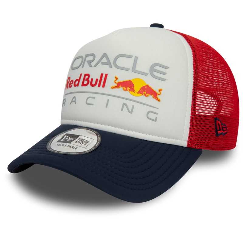 Red Bull Racing E-Frame Colour Block Red Trucker Cap One Size