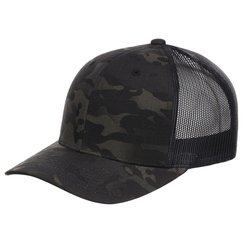 YP Classics Fan Trucker – Black/Multicam Adjustable