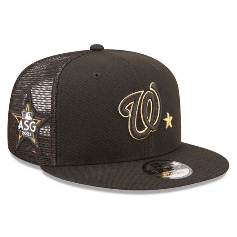 Washington Nationals New Era 2022 MLB All-Star Game 9FIFTY Snapback Adjustable Hat – Black/Gold