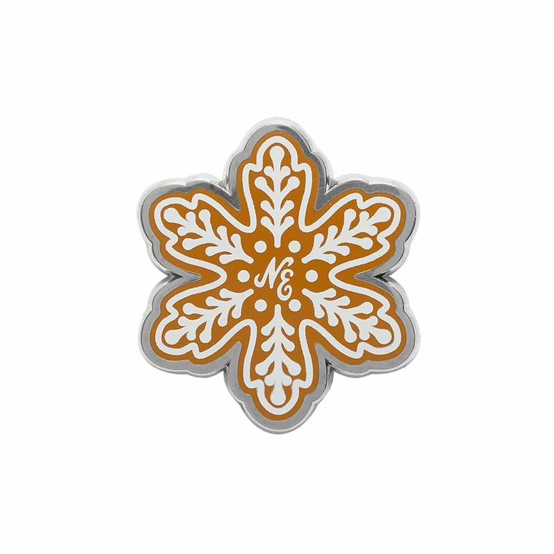 New Era Festive Cookie White Pin Badge OSFM