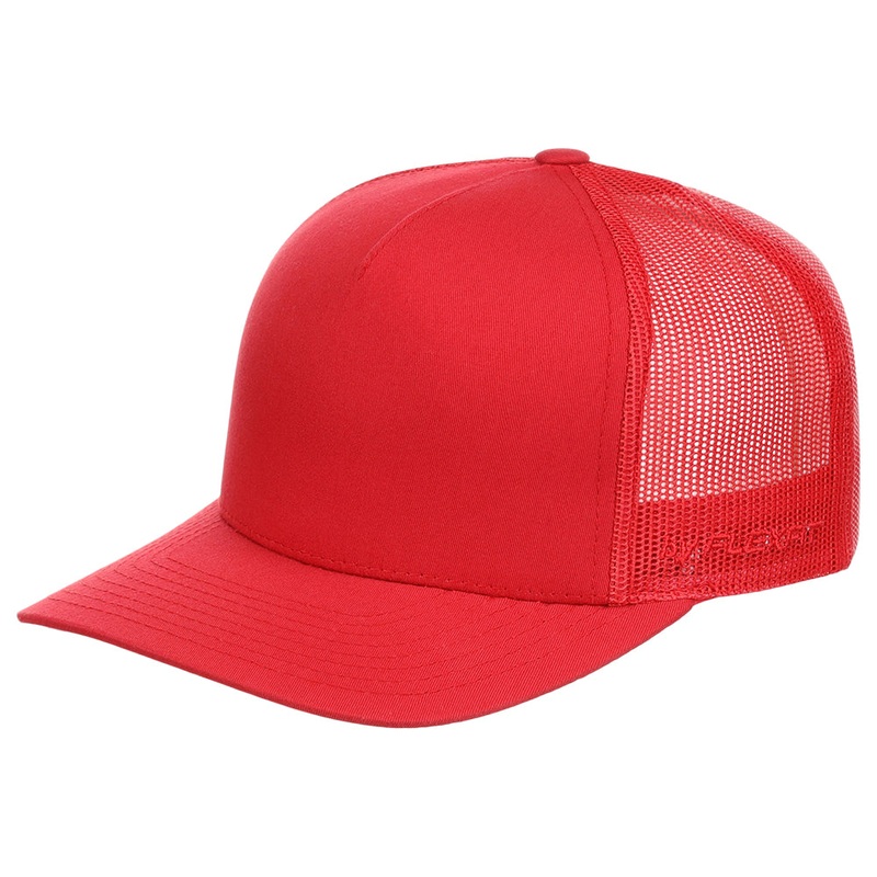 YP Classics 5-Panel Retro Trucker – Red Adjustable