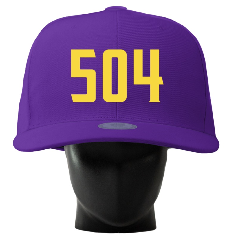 Area Code “504” Noggin Purple (S/M)